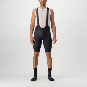 Black Men Castelli COMPETIZIONE Bib Shorts | QRAP-89034