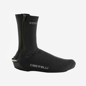 Black Men Castelli ESPRESSO Shoecovers | NJHU-43618