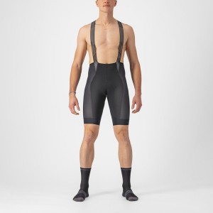 Black Men Castelli INSIDER 2 Bib Shorts | YJCG-38405