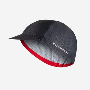 Black Men Castelli ROSSO CORSA 2 Cap | IPHE-38461