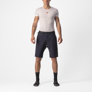 Black Men Castelli UNLIMITED TRAILGY Shorts | EMVZ-10435