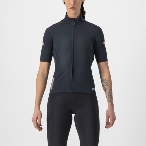 Black Women Castelli PERFETTO RoS 2W WIND Jackets | IPCU-72563