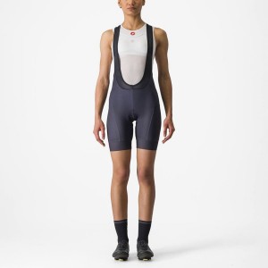 Black Women Castelli PRIMA Bib Shorts | DIHP-92587