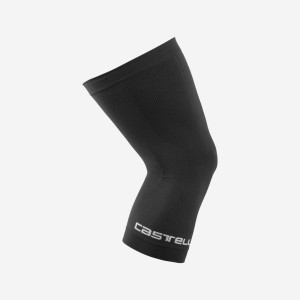 Black Women Castelli PRO SEAMLESS KNEE WARMER Leg Warmer | LQKD-03129