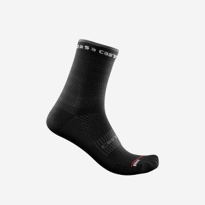 Black Women Castelli ROSSO CORSA W 11 Socks | VQFN-34872