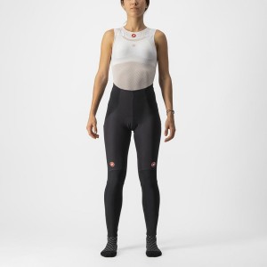 Black Women Castelli SORPASSO RoS W Leggings | HFVG-28365