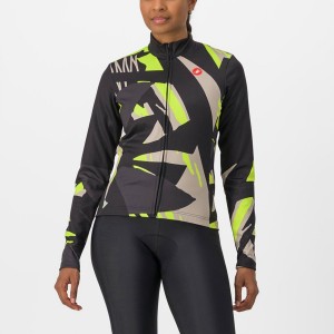 Black Women Castelli TROPICALE LS Jersey | EIMT-21930