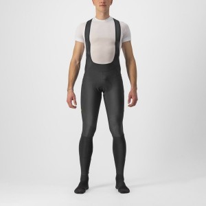 Black / Light Green Men Castelli VELOCISSIMO 5 Bib Tights | LOHB-27084