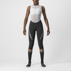 Black / Silver Women Castelli VELOCISSIMA 3 KNICKER Leggings | HJKD-45638