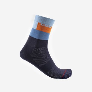 Blue Men Castelli BLOCCO 15 Socks | DKTZ-76853