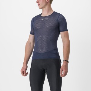 Blue Men Castelli PRO MESH 2.0 SHORT SLEEVE Base Layer | TDUX-73124