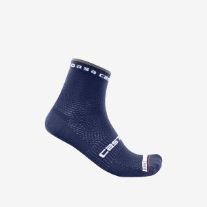 Blue Men Castelli ROSSO CORSA PRO 9 Socks | AFUT-69041