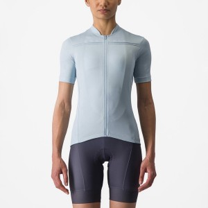 Blue Women Castelli ANIMA 4 Jersey | BVRC-07351