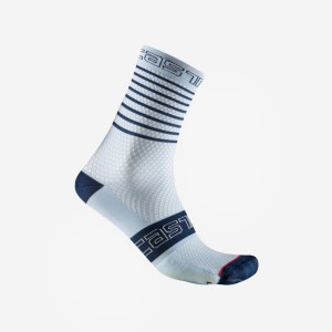 Blue Women Castelli SUPERLEGGERA W 12 Socks | NDBY-63798