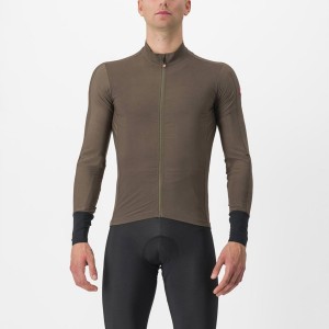 Brown Men Castelli FLIGHT AIR Jersey | LEPO-70861