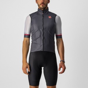 Dark Grey Men Castelli ARIA Vest | PJEB-21504