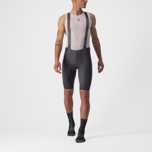 Dark Grey Men Castelli FREE AERO RC Bib Shorts | JBLC-19064