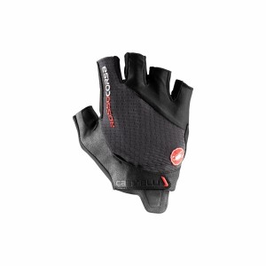 Dark Grey Men Castelli ROSSO CORSA PRO V Gloves | HUNP-30819