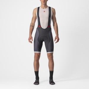 Dark Grey / Silver Grey Men Castelli COMPETIZIONE KIT Bib Shorts | ZNKW-69481