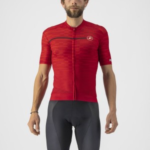 Dark Red Men Castelli INSIDER Jersey | CKXD-17206