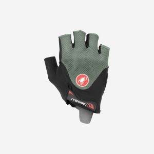 Green Men Castelli ARENBERG GEL 2 Gloves | VPTB-49265