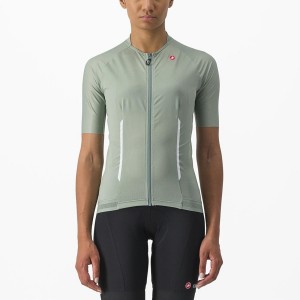 Green Women Castelli ENDURANCE W Jersey | YTOJ-30975