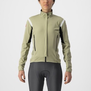 Green Women Castelli PERFETTO RoS 2 W Jackets | SWNL-10352