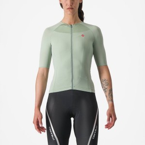 Green / Blue Women Castelli VELOCISSIMA 2 Jersey | GBDA-71630