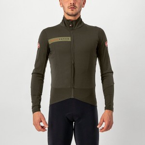 Green / Green Men Castelli BETA RoS Jackets | LBVS-98571