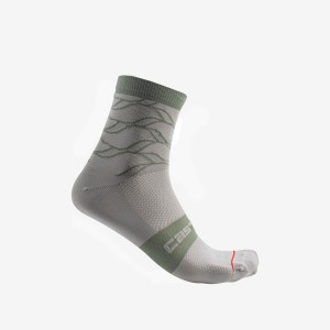 Grey Women Castelli CLIMBER'S 3.0 12 CM Socks | SYBZ-60591