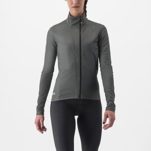 Grey Women Castelli TRANSITION 2 W Jackets | IFDY-21465