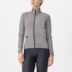 Grey Women Castelli VENTO TRAIL Jackets | ZTUQ-42759