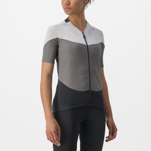 Grey / Silver Grey Women Castelli GRADIENT COLOR BLOCK Jersey | WOND-95617