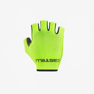 Light Green Men Castelli SUPERLEGGERA SUMMER. Gloves | SPON-56941