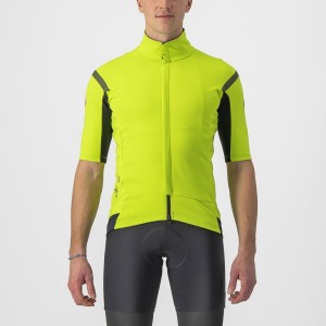 Light Green / Dark Grey Men Castelli GABBA RoS 2 Jackets | LCGA-80649