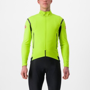 Light Green / Dark Grey Men Castelli PERFETTO RoS 2 Jackets | CVER-93468