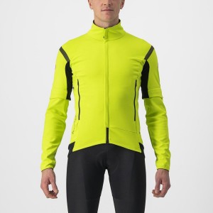 Light Green / Dark Grey Men Castelli PERFETTO RoS 2 CONVERTIBLE Jackets | ZGDA-15394