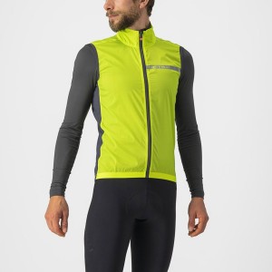 Light Green / Dark Grey Men Castelli SQUADRA STRETCH Vest | CZXY-84013