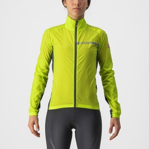 Light Green / Dark Grey Women Castelli SQUADRA STRETCH W Protection | HMBP-02837