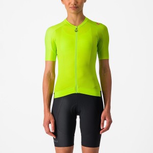 Light Green / Deep Green Women Castelli ESPRESSO W Jersey | HKJR-86340