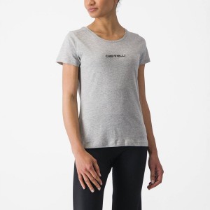 Light Grey Women Castelli CASTELLI CLASSICO W TEE Casual | MKGO-84526