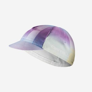 Multicolor Purple Men Castelli R-A/D Cap | UEJF-42839