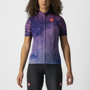 Multicolor Women Castelli RIDE WITH REGGIE Jersey | LCPT-75329