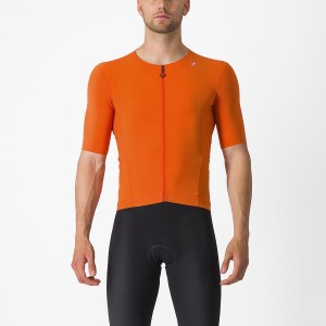 Orange Red Men Castelli PREMIO Jersey | MTXS-15087