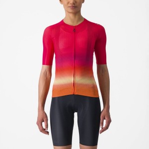 Pink Women Castelli CLIMBER'S 4.0 W Jersey | OUAL-35612