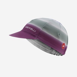 Purple White Women Castelli DOLCE Cap | CDWH-30842