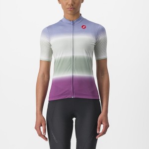 Purple White Women Castelli DOLCE Jersey | KUVW-76815