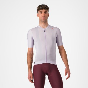 Purple White / Dark Grey Men Castelli ESPRESSO Jersey | COGS-72315