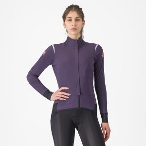 Purple Women Castelli ALPHA FLIGHT ROS W Jackets | QMDN-08254