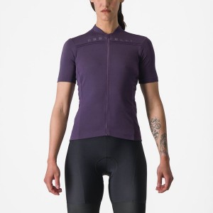 Purple Women Castelli ANIMA 4 Jersey | GPWY-81630